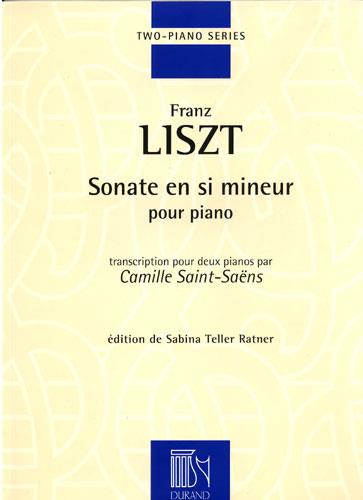 Sonate en Si Mineur, Pour Piano - Transcription Pour Deux Piano Par C. Saint-Saens - skladby pro klavír